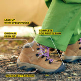 KEEN Pyrenees, Botas para Senderismo Mujer, Marrón (Syrup), 40.5 EU