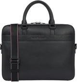 Tommy Hilfiger Maletín para portátil Hombre Corp elegante, Negro (Black), Talla Única