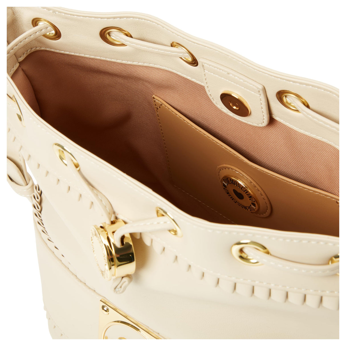 Love Moschino jc4276pp0i, Bolso de Hombro Mujer, Blanco Perla (Ral 1013), Talla única