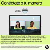 HP 15-fd2012ns - Ordenador portátil de 15.6" FHD (Intel Ultra 7-255U, 32GB RAM, 1TB SSD, Intel Iris Xe Graphics, Sin Sistema operativo) Plata y Azul - Teclado QWERTY Español