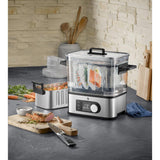 WMF Lono - Cocedora al vacio baja temperatura (entre 35º y 90º), 2 en 1, cocina al vacío y olla de cocion lenta, cocina profesional, tanque 6 l de TRITAN libre de BPA