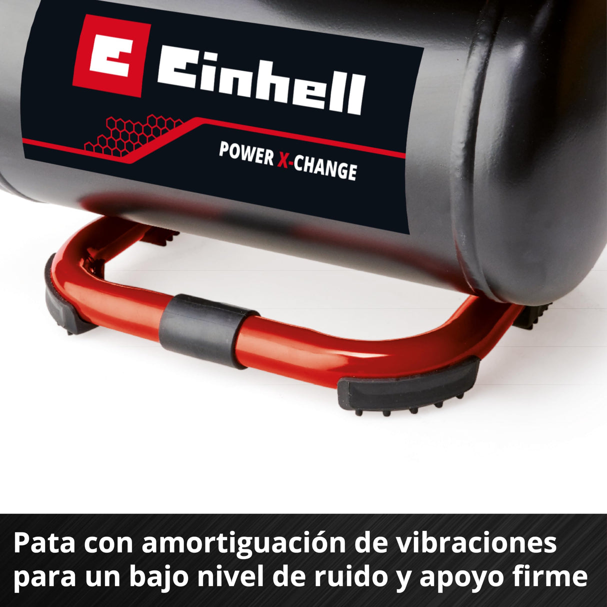 Einhell Compresor con batería TE-AC 18/75 Li OF-Solo Power X-Change (18 V, máx. 8 bar, depósito de 5 l, potencia de aspiración 75 l/min, 2 manómetros, sin aceite, sin batería)