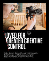 Canon EOS R50 V Kit para Creadores de Contenido - Cámara de Vlogging Compatible con Objetivos Canon RF | Ideal para Vlogs, Viajes | Conexión Bluetooth