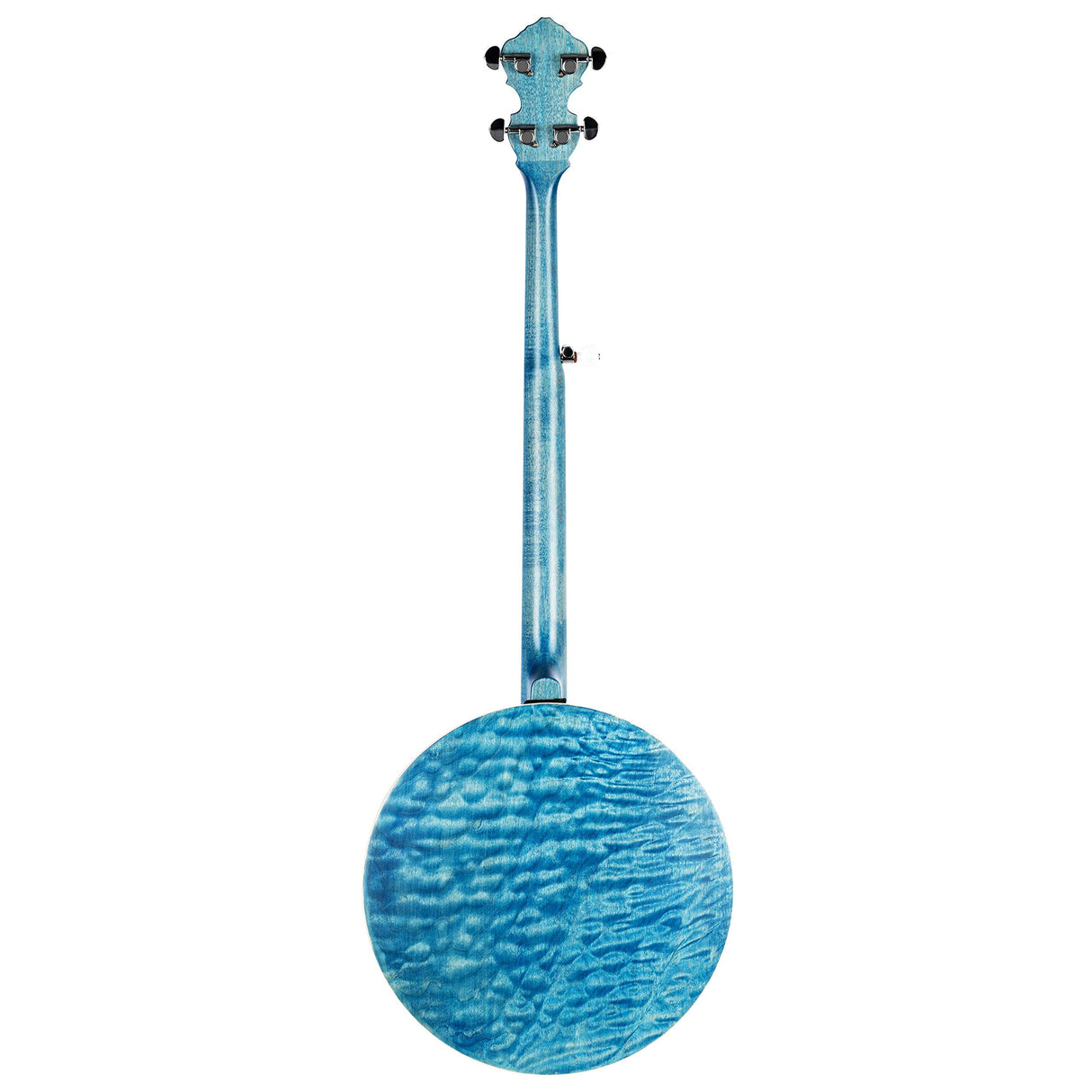 ORTEGA Falcon Series Banjo - Azul Transparente + Funda, OBJE400TBL
