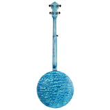 ORTEGA Falcon Series Banjo - Azul Transparente + Funda, OBJE400TBL