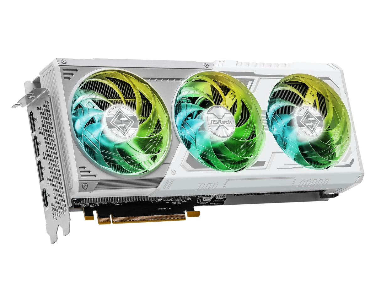 ASRock Intel ARC B580 Steel Legend 12 GB OC 2800 MHz 19 Gbps 192 bit GDDR6 7680 x 4320 650 W Triple Fan Tarjeta gráfica