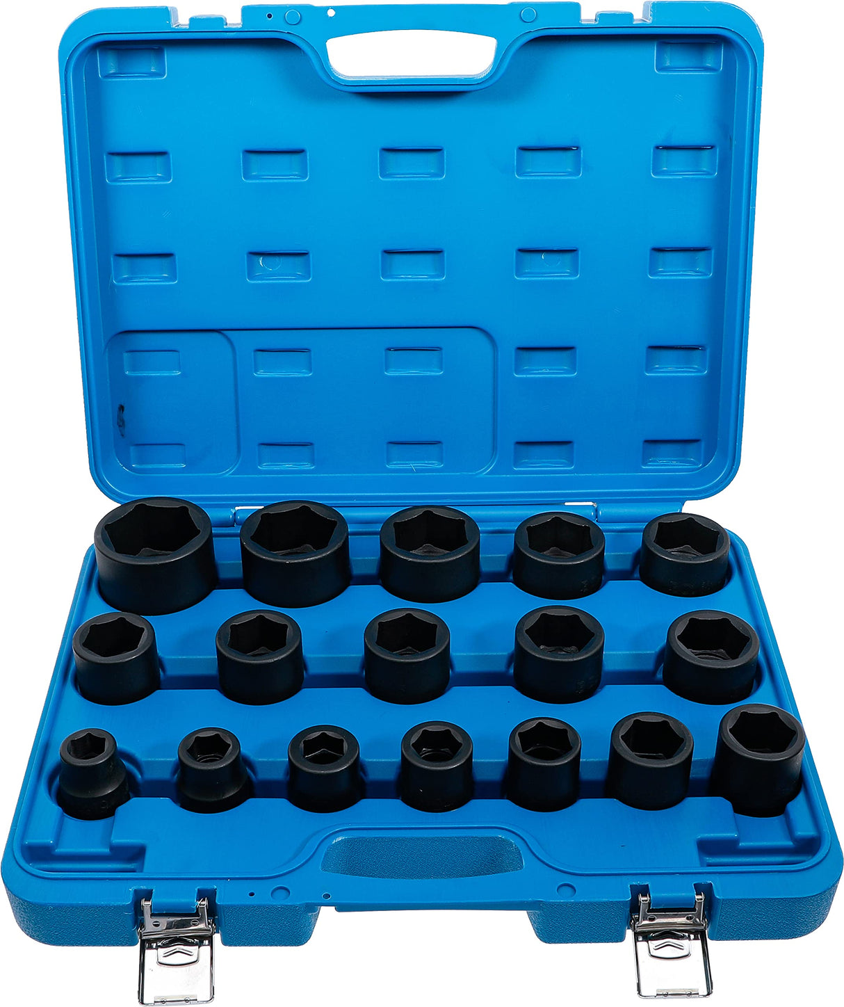 BGS 5242 | Juego de llaves de vaso de impacto | entrada 20 mm (3/4") | 19 - 55 mm | 17 piezas