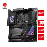 MSI Meg Z790 Ace MAX, Placa Base E-ATX, Admite Procesadores Intel 12 y 13 Gen Core, LGA 1700, 105A SPS VRM, DDR5 7800+MHz/OC, PCIe 5.0 x16, M.2 Gen5, LAN Dual 2.5G, Wi-Fi 7, Thunderbolt 4