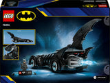 LEGO DC Batman Batmóvil de Batman Forever - Coche de Superhéroe de Juguete y Minifigura - Habitáculo Que se Abre e Interior Detallado - Regalo para Niños y Chicos de 12+ Años 76304