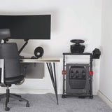 WHEEL STAND GT PRO - Soporte universal para el volante, los platos y las bielas y la caja de cambios compatible con todos los productos Logitech, Thrustmaster y Fanatec.