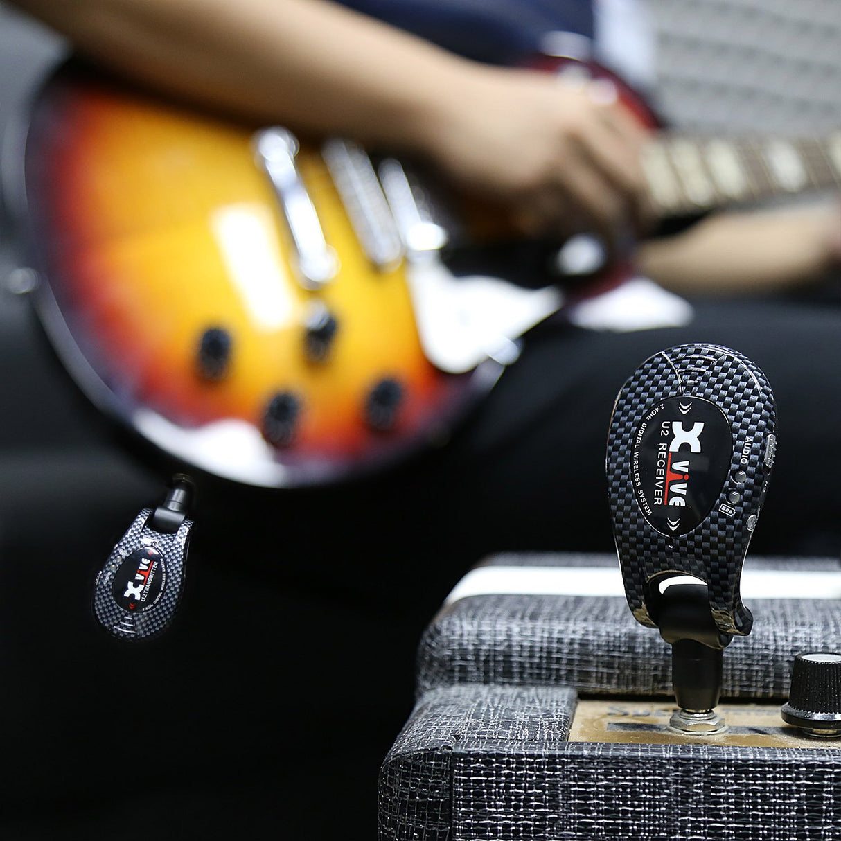 X-VIVE U2 Sistema inalámbrico de guitarra, color Carbon