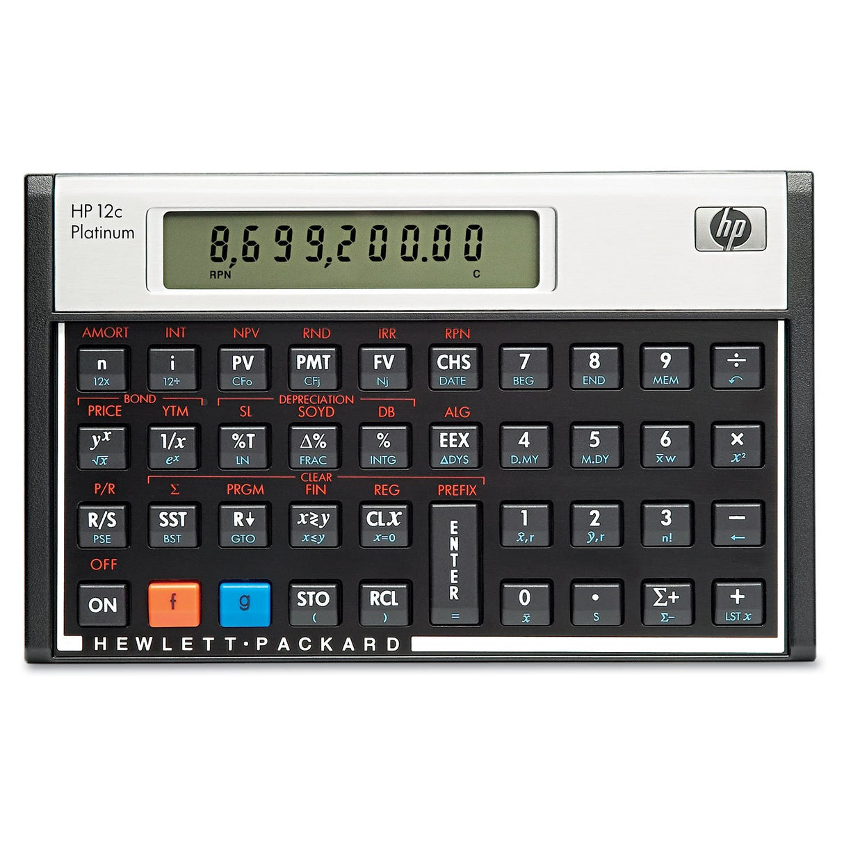 HP 12C Platinum - Calculadora financiera, 79 x 15 x 129 mm