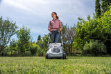 IKRA cortacésped eléctrico IERM 1638-1, 1600W, Altura de Corte 30-75mm, Anchura de Corte 38cm, Incl. Cuchilla de Repuesto