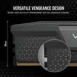 Corsair Vengeance DDR5 64GB (2x32GB) 6200MHz C32 Optimizada para Intel Memoria (Regulación de Voltaje a Bordo, Perfiles XMP 3.0 Personalizados, Formato Compacto, Disipador de Calor de Aluminio) Negro