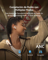 HUAWEI FreeBuds SE 4 ANC, Auriculares Inalambricos Bluetooth, 50 Horas de Duración de la Batería, Cancelación de Ruido Multimodo para Desplazamientos y Oficina, Ligeros de 4,3 g, Llamadas Bluetooth