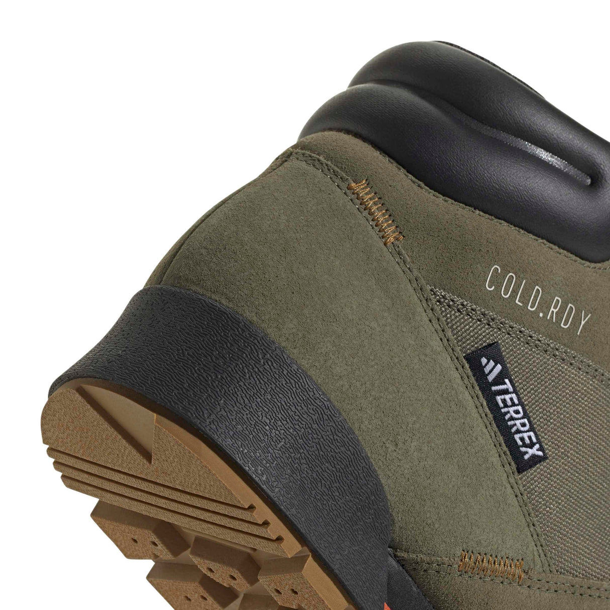 adidas Terrex Snowpitch Cold.RDY Hiking Shoes, Zapatos de Senderismo Hombre, Olive Strata/Bronze Strata/Orange, 46 EU