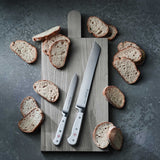 WÜSTHOF Classic cuchillo pan con doble dentado de precisión 23 cm, blanco