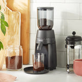 GRAEF CM702 Molinillo de Café Eléctrico 250g, 24 Niveles, Molino Cónico Extraíble Inox, Hasta 12 Tazas, Soporte Tamiz, Negro