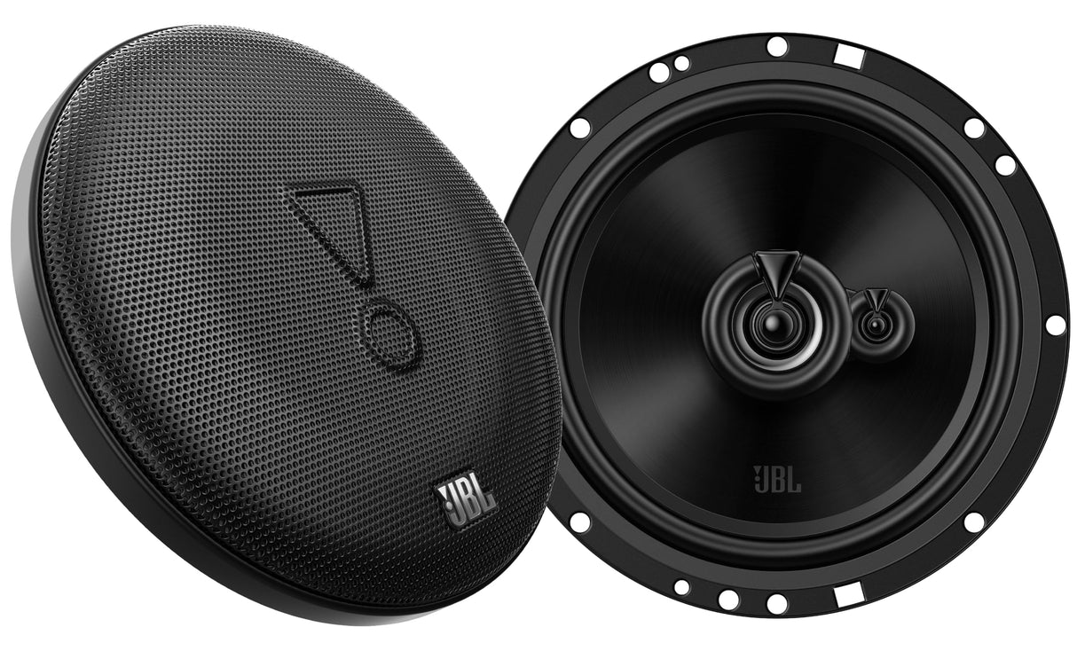 JBL Stage2 GEN2 65M – 6.5 Inch (165mm) 3-Way Car Speakers – 60W RMS – 240W Peak – Triple Driver Setup – OEM Fit Audio – with Grilles – Easy Install – Pair