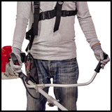 Einhell Desbrozadora de gasolina GC-BC 25/1 I AS (0.6 kW, motor de dos tiempos de baja vibración, manillar, cuchilla de 3 dientes + bobina de doble hilo con inclinación automática, arranque rápido)