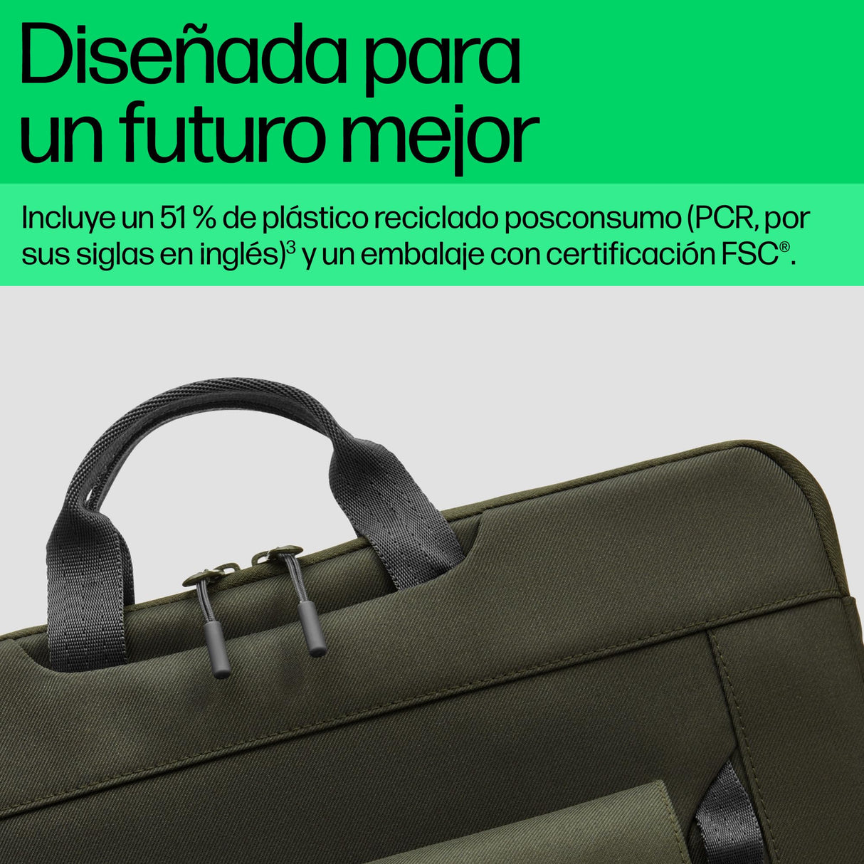 HP Mochila Modular para Portátiles de Hasta 15,6", 3 Productos en 1,Bolsillos Internos y Externos,Compartimentos Acolchados,Resistente al Agua,Correa de Hombro Extraíble,Creada con Material Reciclado