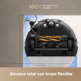 DREAME D20 Pro Plus Robot Aspirador y Fregado 2 en 1, 13.000 Pa, Cepillo Doble para Pelo de Mascotas, Limpieza de Esquinas, Vaciado, Navegación LDS, Esquiva con Láser, Suelos Duros/Alfombras, 5200 mAh