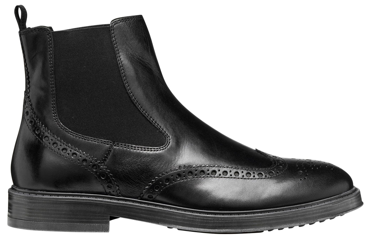 Geox U Henreys, Bota de Tobillo Hombre, Negro, 43.5 EU