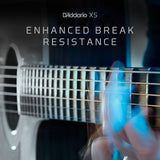 D'Addario Cuerdas para guitarra – XS Phosphor Bronze Coated Acoustic Guitar Strings – XSAPB1152-B25 – Máxima vida con tacto suave y tono excepcional – para guitarras de 6 cuerdas – 11-52 luz