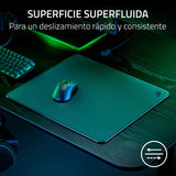 Razer Atlas - Alfombrilla de ratón de Cristal (Cristal Templado Premium, Resistente a la Suciedad y los arañazos, Movimientos del ratón más silenciosos, Base de Goma Antideslizante) Negro