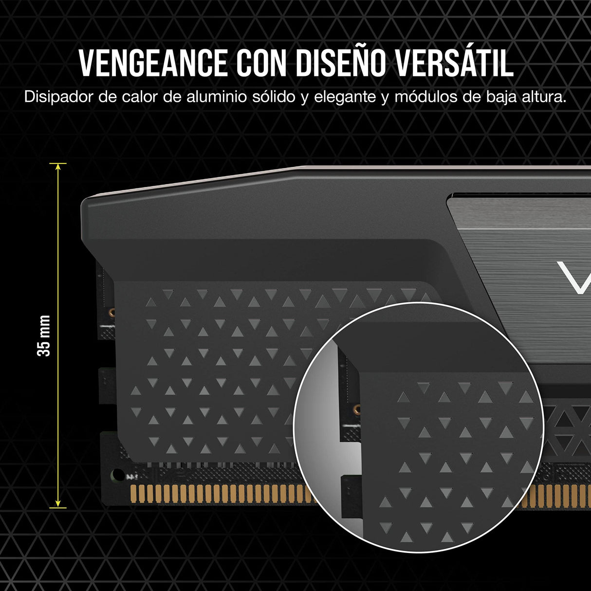 Memoria RAM CORSAIR Vengeance DDR5 de 96 GB (4x24 GB) a 6400 MHz CL32 Compatible con Intel XMP iCUE - Negro (CMK96GX5M4B6400C32)