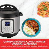 Instant Pot DUO CRISP + Air Fryer 8L, Acero inoxidable - Robot de cocina (11 funciones en 1: olla a presión, sartén, vapor, olla lenta) (140-0042-01-EU)