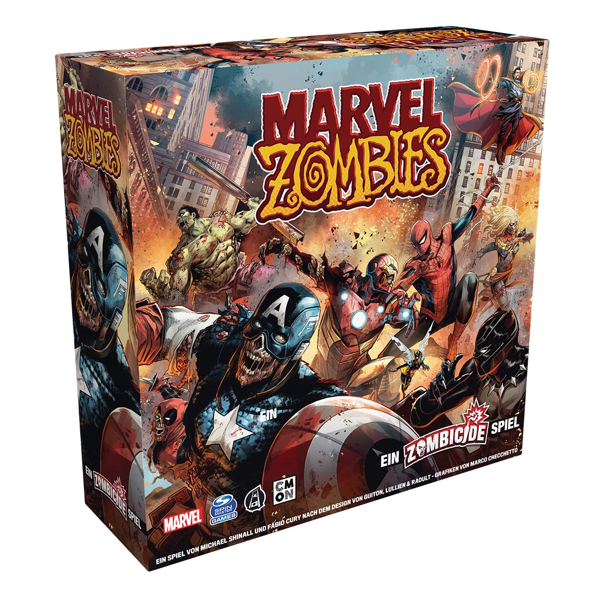 CMON El | Marvel Zombies – Un Juego de zombicide | Juego de conocedores | Dungeon Crawler | 1-6 Jugadores | A Partir de 14+ años | 60 Minutos | Alemán