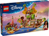 LEGO | Disney Vaiana 2 Barcaza de los Kakamora - Barco de Juguete con Tesoro Para Niñas y Niños de 7+ Años - Mini Muñeca de Vaiana y Figura de Maui - Regalo de Cumpleaños Coleccionable para Fans 43258