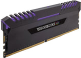 Corsair Vengeance RGB - Kit de memoria Entusiasta de 16 GB (2 x 8 GB, DDR4, 3200 MHz, C16 XMP 2.0) negro