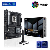 ASUS TUF Gaming B860-PLUS WiFi, Placa Base Intel ATX, 12+1+2+1 80A etapas de alimentación DrMOS, DDR5, PCIe 5.0, 3 Ranuras M.2, Wi-Fi 7, Realtek 2.5Gb Ethernet, DisplayPort, USB Tipo-C 20Gbps