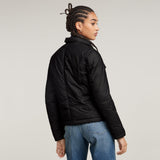 G-STAR Para Mujer Perfecto Puffer, Multicolor (dk black flock stripe D25279-C441-G903), M