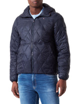 Tommy Hilfiger Cazadora Acolchada Hombre Chaqueta de Entretiempo, Azul (Desert Sky), M