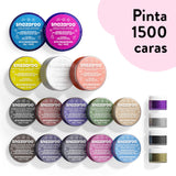 Snazaroo - Pintura facial y corporal, kit profesional de 35 piezas