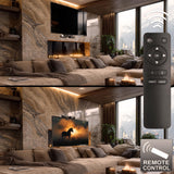 Maclean Soporte de Pared Eléctrico para TV de 37-70" | Altura Ajustable con Mando a Distancia | para Montaje sobre la Chimenea | Máx. VESA 600x400 | hasta 35 kg | MC-891