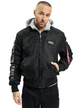 Alpha Industries 133104-198-XL Chaqueta, Negro (Black/Grey 198), X-Large (Tamaño del Fabricante: XL) para Hombre
