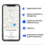 Invoxia Bike Tracker, Localizador GPS Antirrobo para Bicicleta, Negro, Suscripción de 3 años Incluida