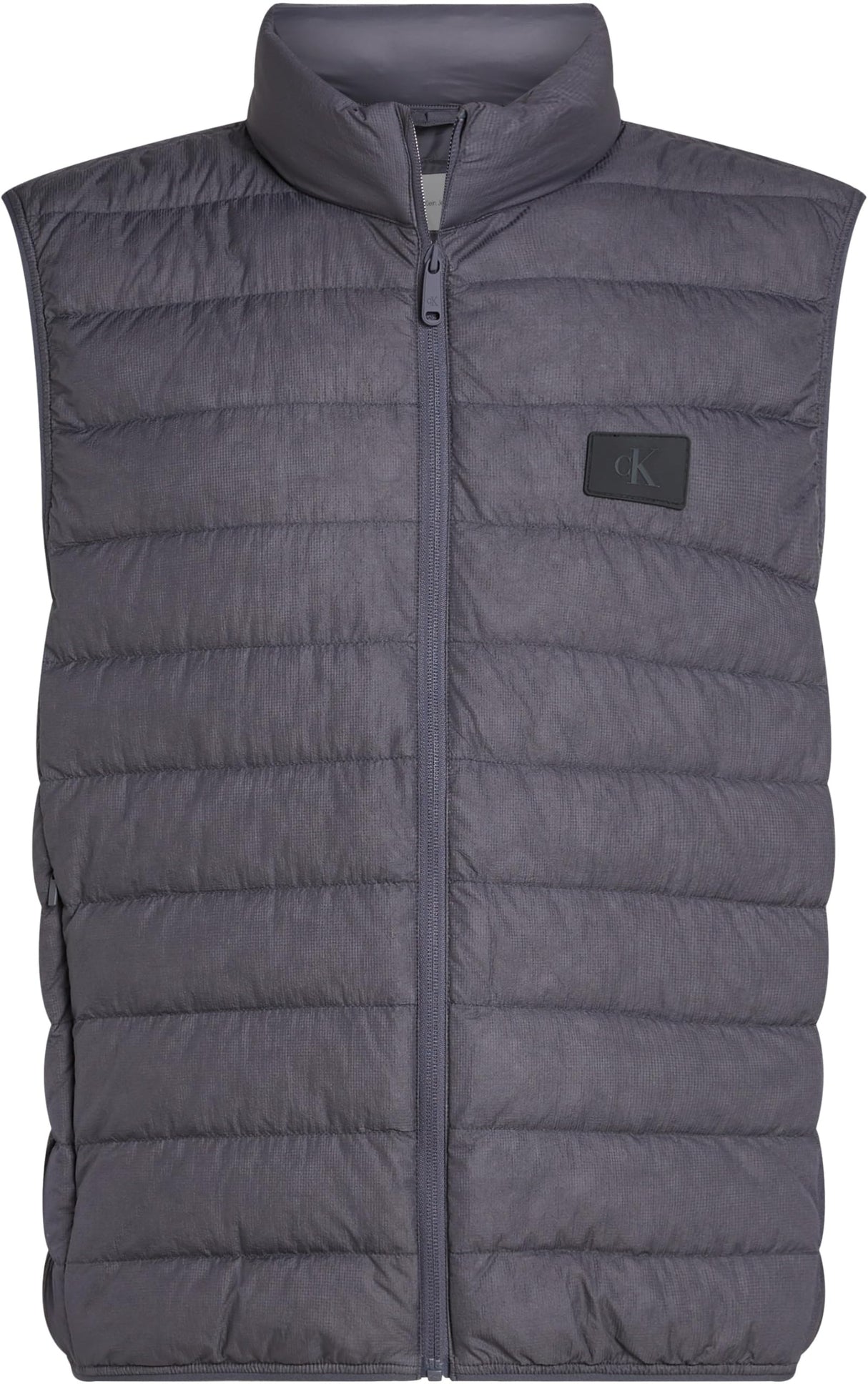 Calvin Klein Chaleco Hombre Down Vest Chaleco acolchado, Gris (Ebony), XS
