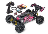 Carson 500409083 1:8 Akuma Buggy 4WD 100% RTR Rosa - Coche teledirigido, Todoterreno, vehículo RC, Coche RC 70 km/h, Buggy teledirigido