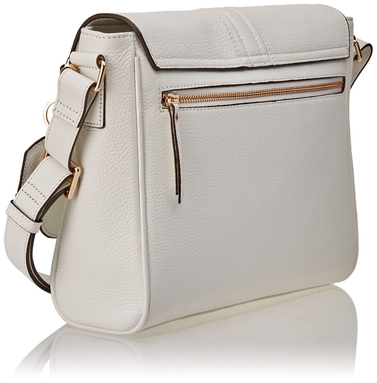 Geox D Alinei, Bolsa Mujeres, Blanco, Einheitsgröße