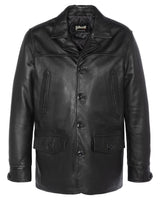 Schott NYC Lcvint Chaqueta de Cuero, Negro, S para Hombre