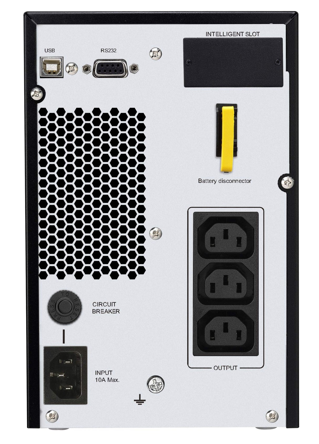 APC SRV1KI sistema de alimentación ininterrumpida (UPS) 1000 VA 3 salidas AC Doble conversión (en línea) - Fuente de alimentación continua (UPS) (1000 VA, 800 W, 110 V, 285 V, 220 V, 240 V)