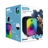 mooov 477370 - Altavoz Bluetooth Potente 200W Musicales, TWS, portátil, 6 Efectos LED, Tomas USB, microSD, Entrada para Micro