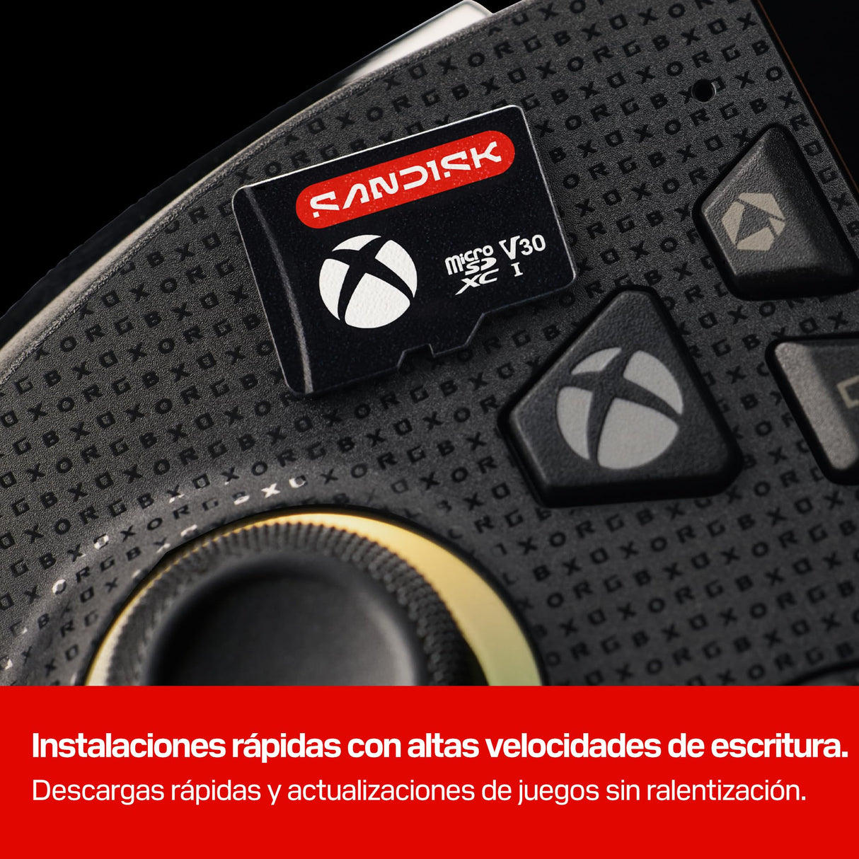SANDISK Tarjeta microSD para ROG Xbox Ally (X) de 2 TB, con Licencia Oficial para Xbox (velocidades de Lectura de hasta 200 MB/s y de Escritura de hasta 140 MB/s)