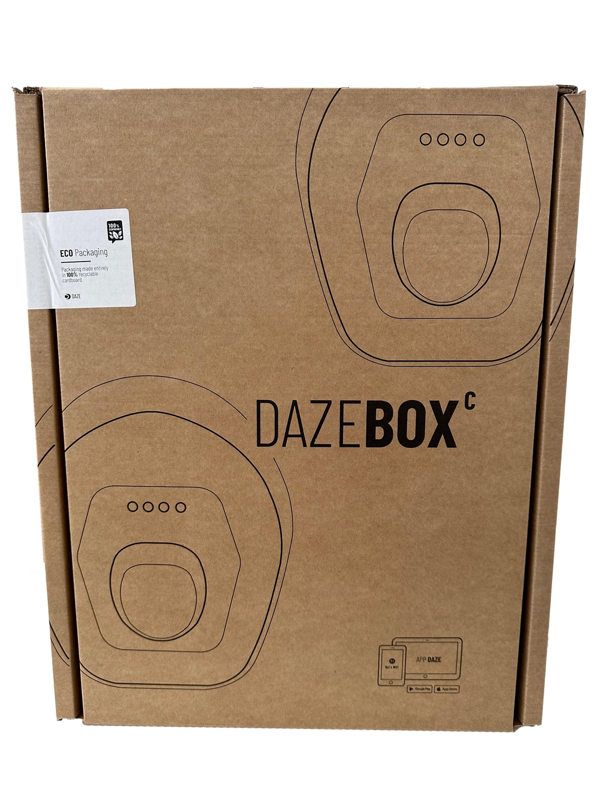 Daze | Dazebox C Estación de Carga Wallbox Modo 3 para EV y PHEV | Cable Tipo 2 Integrado | Conectividad App Daze | (trifásico/hasta 22 kW / 32 A)