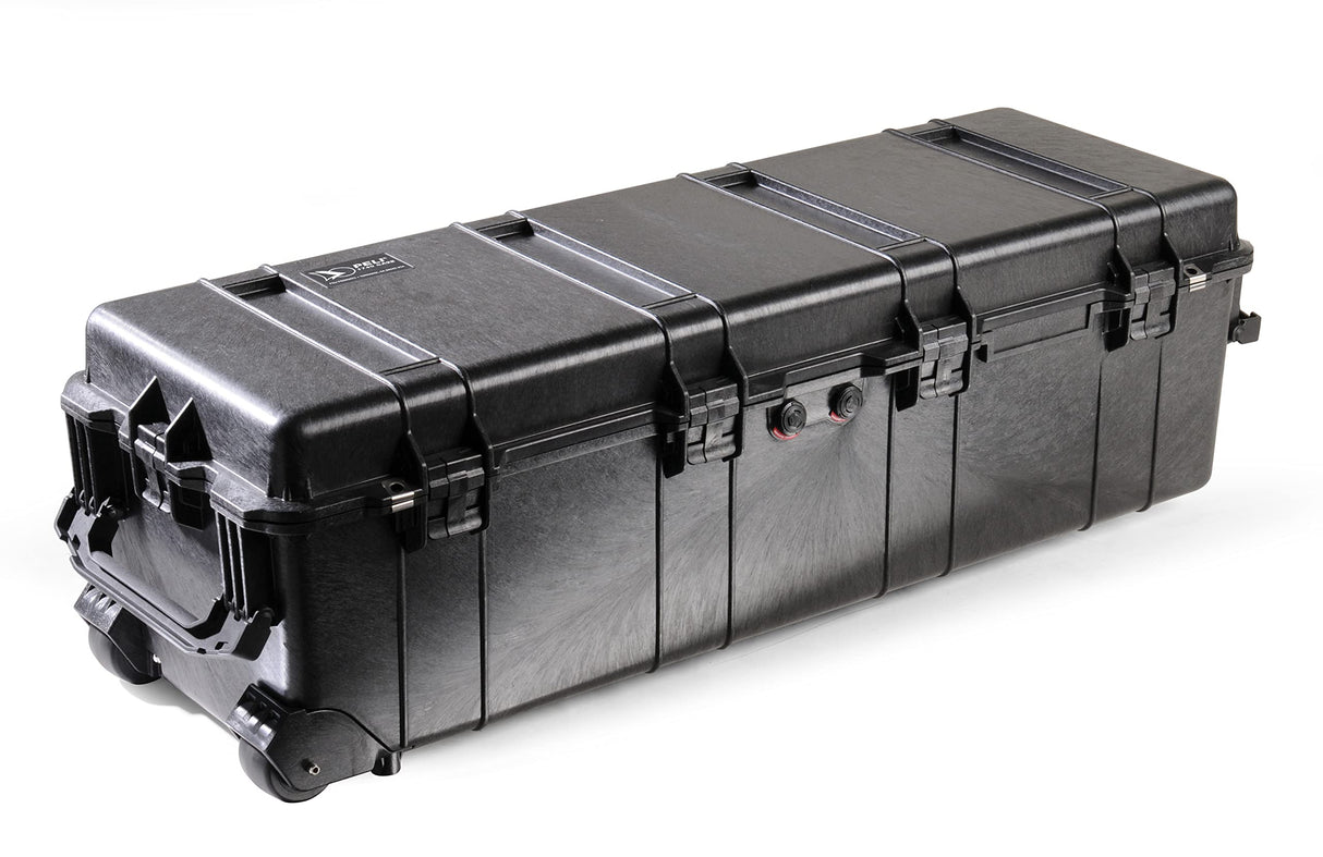 PELI 1740 Maleta Larga para Transportar trípodes, Armas, Instrumentos y Herramientas alargadas, IP67 estanca e Impermeable al Polvo, Fabricada en EE.UU., 105L de Capacidad, sin Espuma, Color Negro
